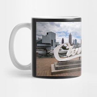 Cleveland Script Sign Mug